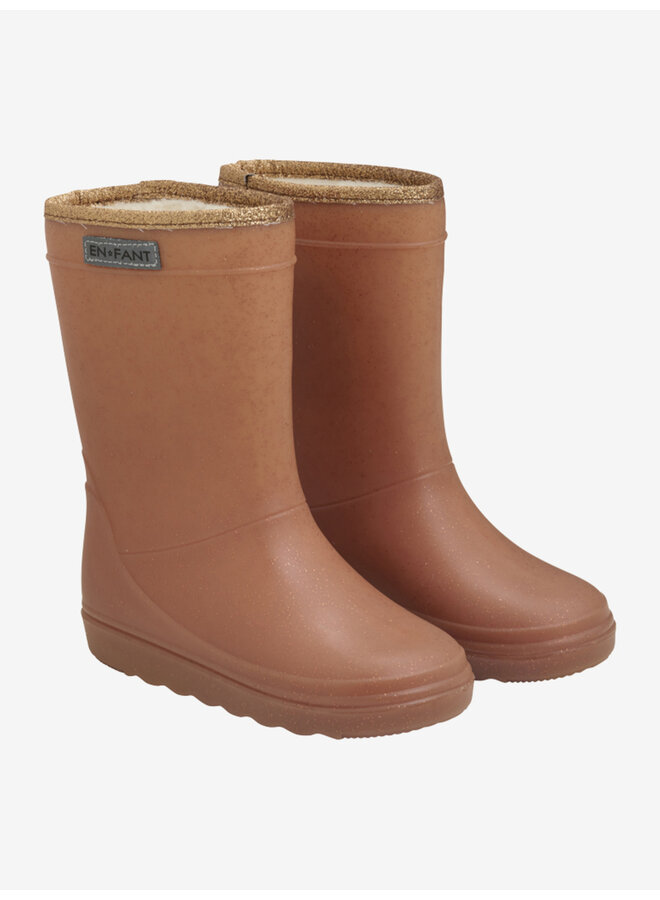 Thermo Boots Glitter Mocha Bisque