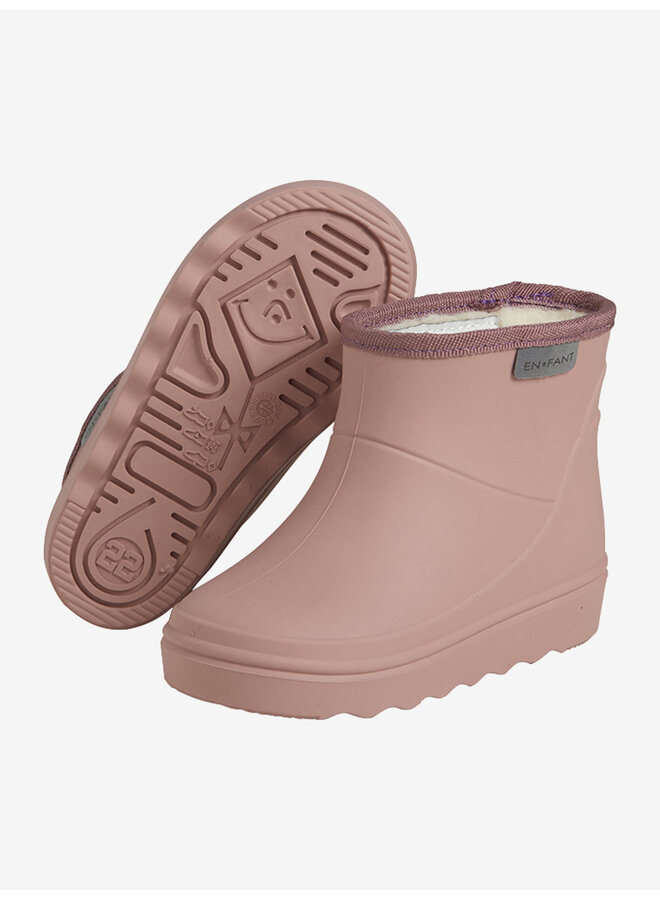 Thermo Boots Short Solid Old rose