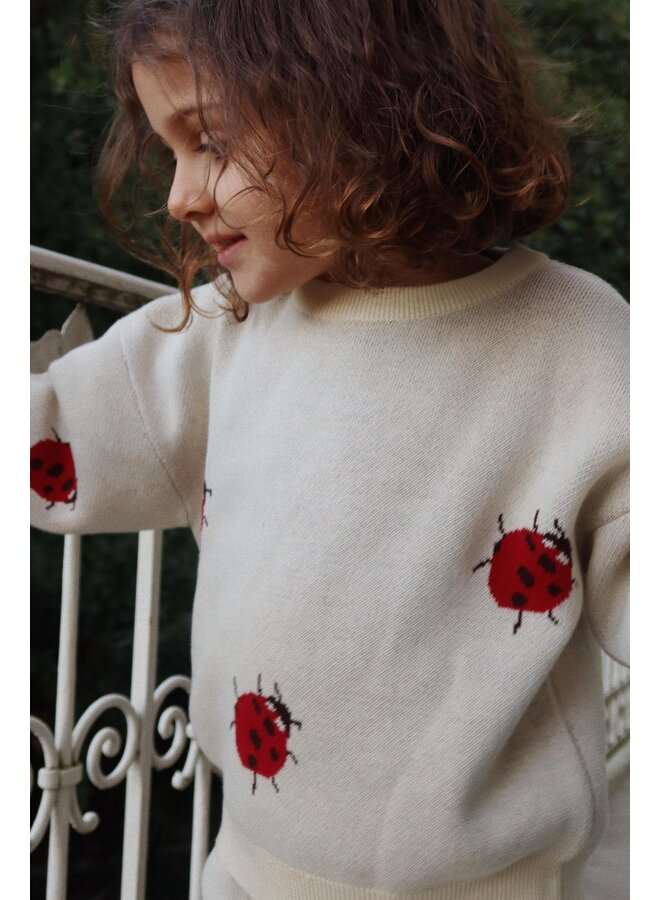 LAPIS KNIT BLOUSE Ladybug