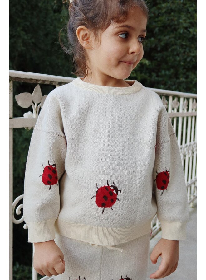 LAPIS KNIT BLOUSE Ladybug