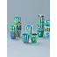 Rice Alfabet beker streep blauw-groen