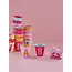 Rice Alfabet beker roze