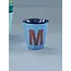 Rice Alfabet beker blauw