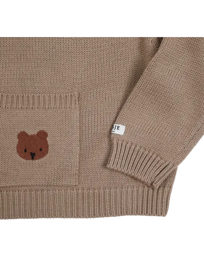 Loeke Sweater | Bear hazelnut