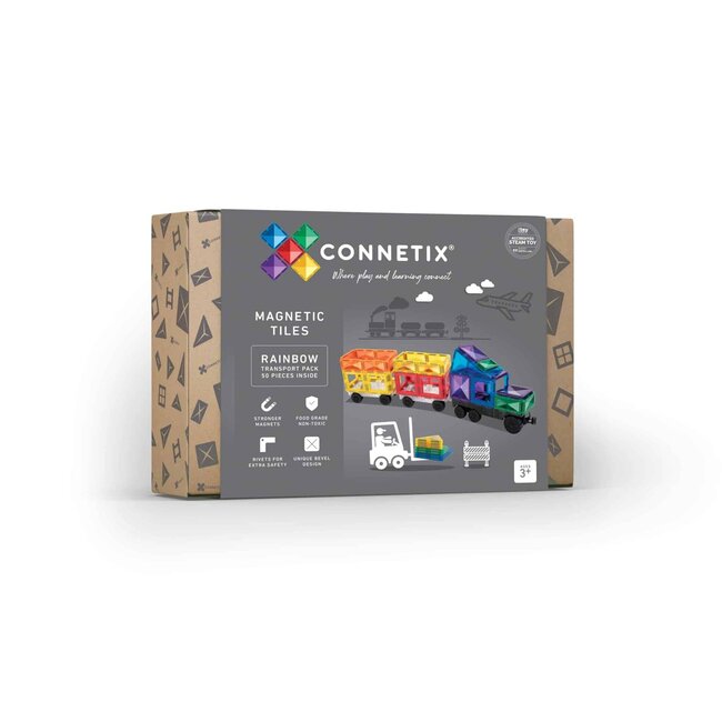 Connetix Rainbow Transport Pack 50 pc
