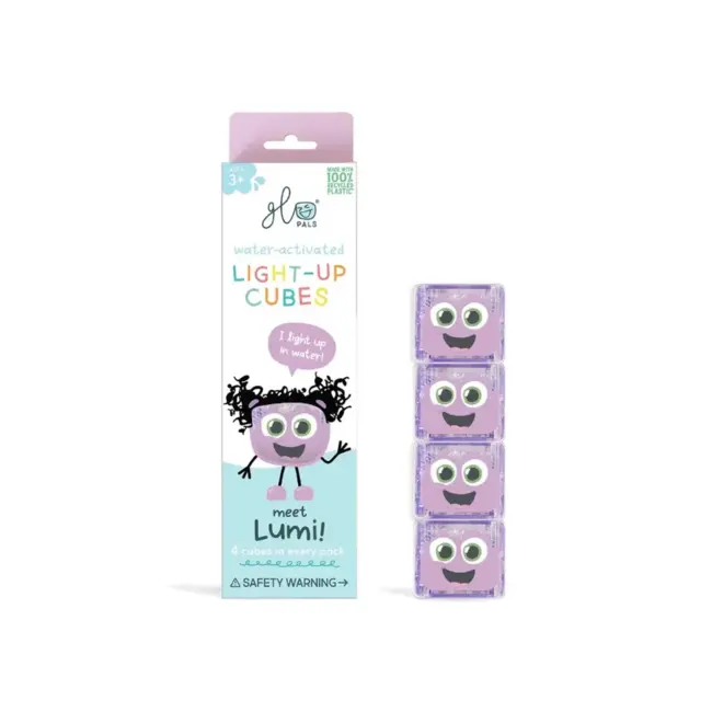 Glo Pals Light up cubes-4pc Lumi
