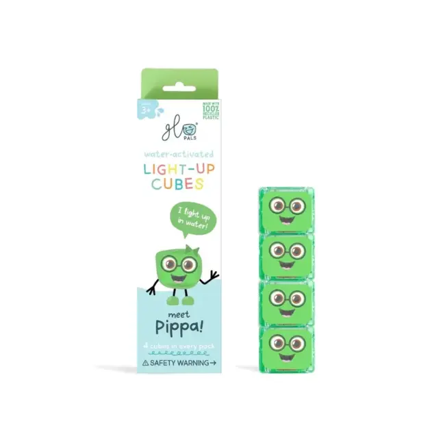 Glo Pals Light up cubes-4pc Pippa