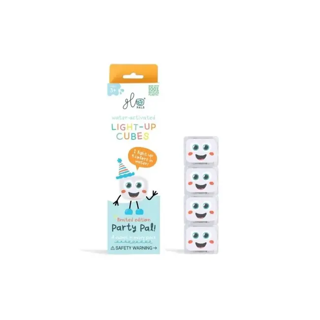 Glo Pals Light up cubes-4pc Party