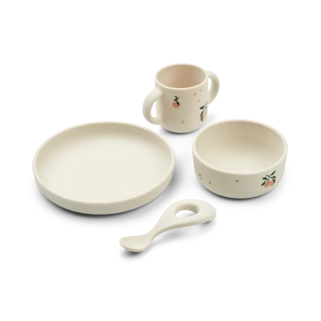 Liewood Vivi silicone set - Peach/sea shell mix