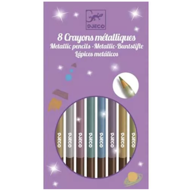 Djeco Potloden - metallic