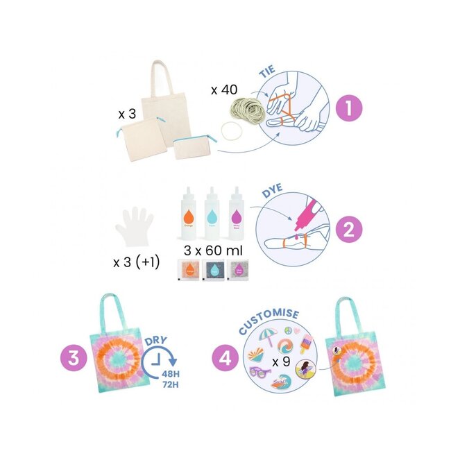 Djeco Knutselpakket Tie dye