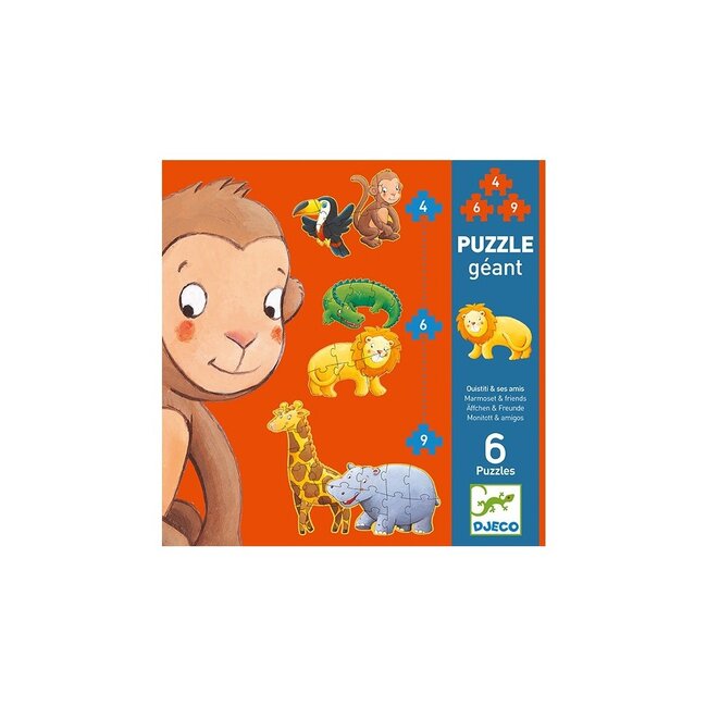 Djeco Puzzel Ouistiti & ses amis