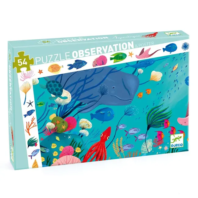 Djeco Puzzel vissen 54st