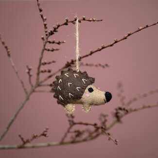 Sjaal met een verhaal Hanger Bos Egel