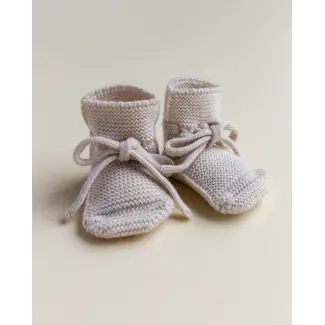 HVID Booties - Wollen slofjes cream