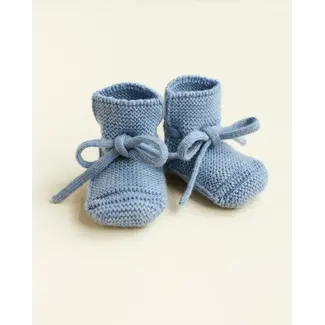 HVID Booties - Wollen slofjes Light  Blue