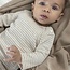 Feetje Longsleeve rib met streep - Taupe melange