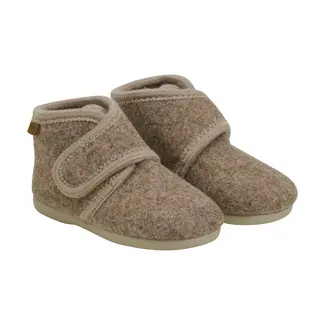 En Fant Slippers Wool Velcro Walnut