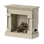Maileg Fireplace, Mouse - Off white
