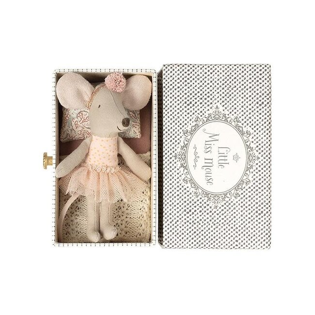 Maileg Dance mouse in daybed - Little sister