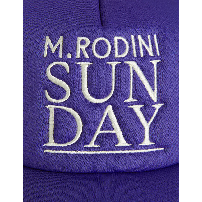 Mini Rodini Sunday emb trucker cap
