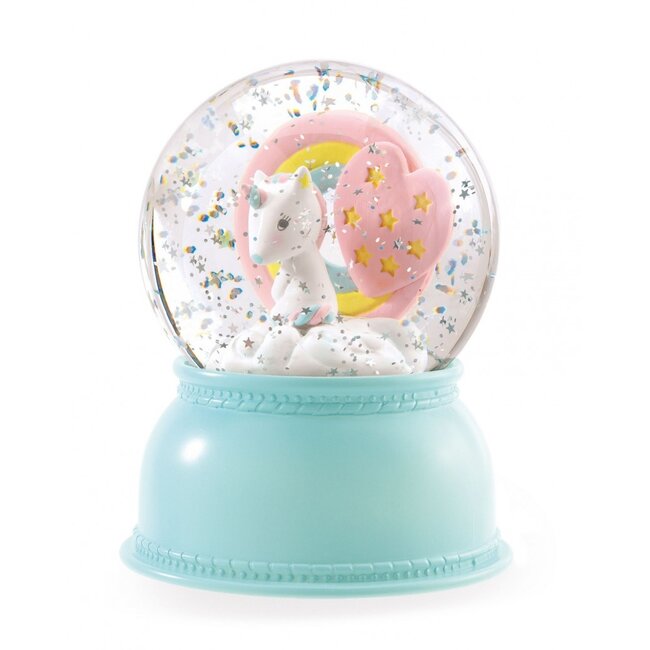 Djeco Sneeuwbal nachtlampje unicorn