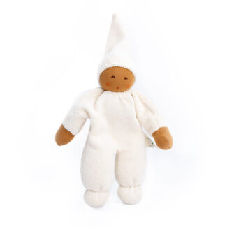 Nanchen natur Knuffelpopje Nucki creme donker