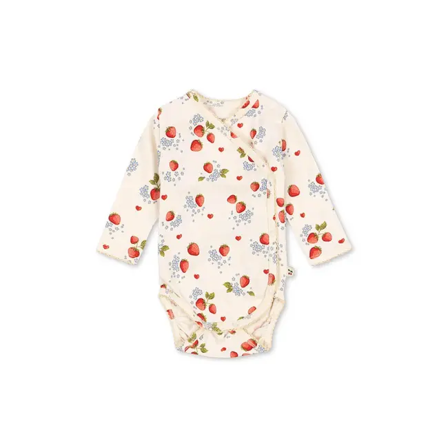 Konges Slojd BASIC LS NEWBORN BODY Marmalade
