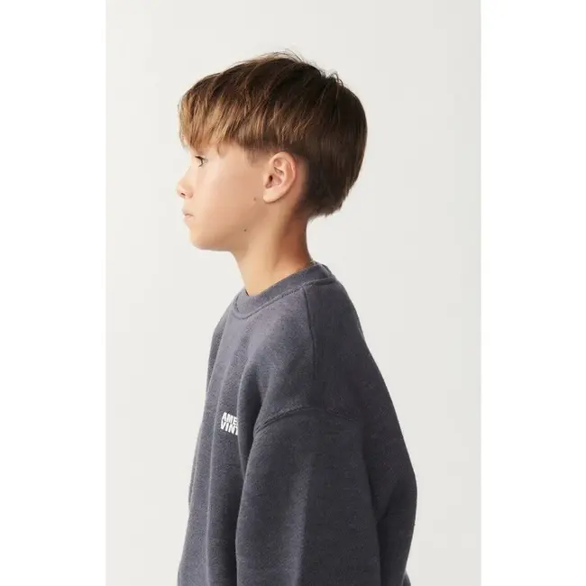 American Vintage DOVEN sweatshirt CARBONE SURTEINT