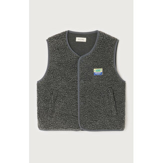 American Vintage HOKTOWN Vest Charcoal melange