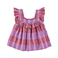 Piupiuchick sleeveless blouse | lavender checkered