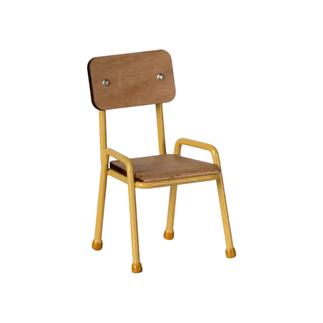 Maileg Chair, Mouse - Yellow