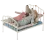 Maileg Bed, Mouse - Off white