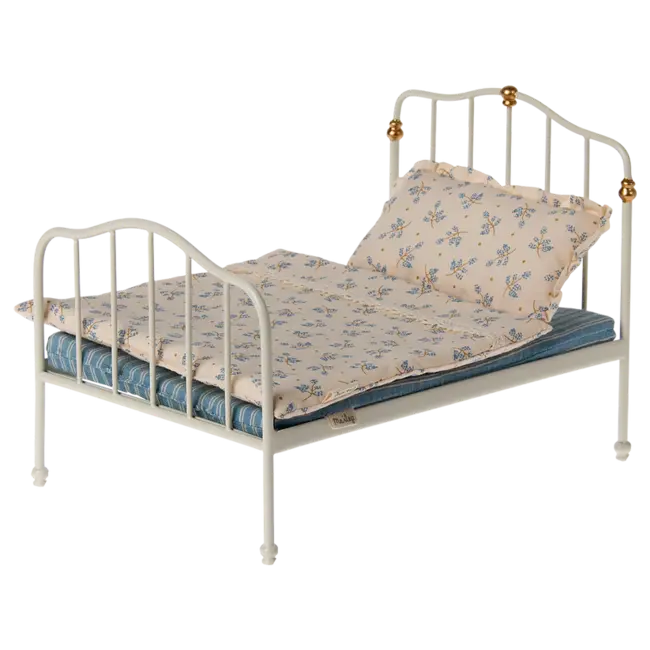 Maileg Bed, Mouse - Off white