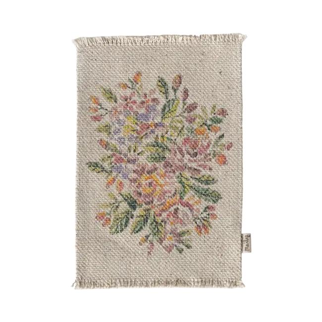 Maileg Rug, Flowers - Medium
