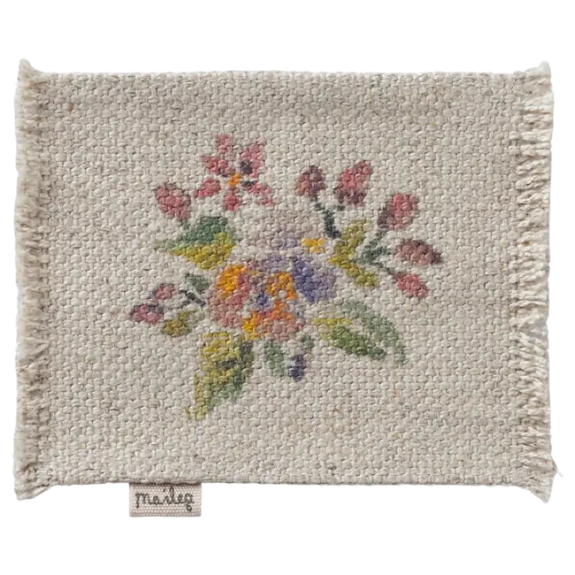 Maileg Rug, Flowers - Small