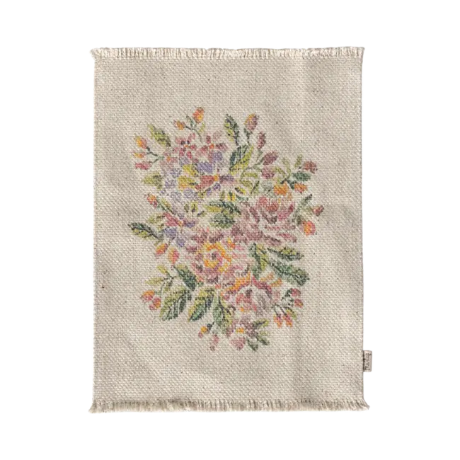 Maileg Rug, Flowers - Large