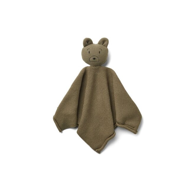 Liewood Milo knit cuddle cloth - Bear khaki