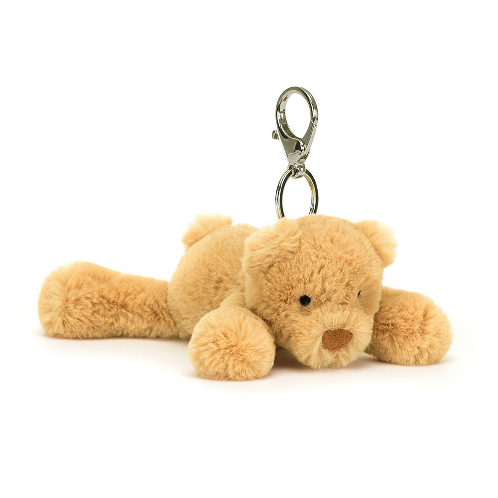 キーホルダー・アクリルキーホルダー  Smudge Bear Bag Charm Jellycat Smudge Bear Bag Charm - Knuffelzachte Sleutelhanger