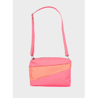 SUSAN BIJL The New Bum Bag Fluo Pink & Coral Medium