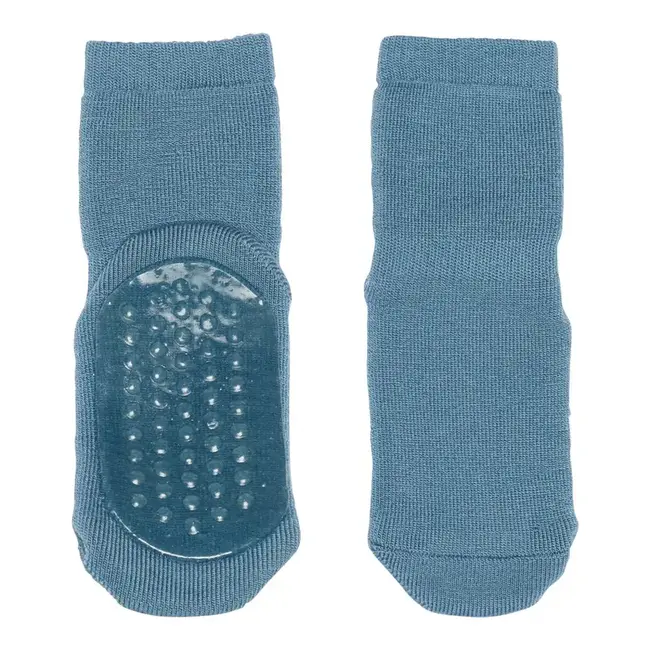 MP Denmark Wool socks - anti-slip Provincial blue