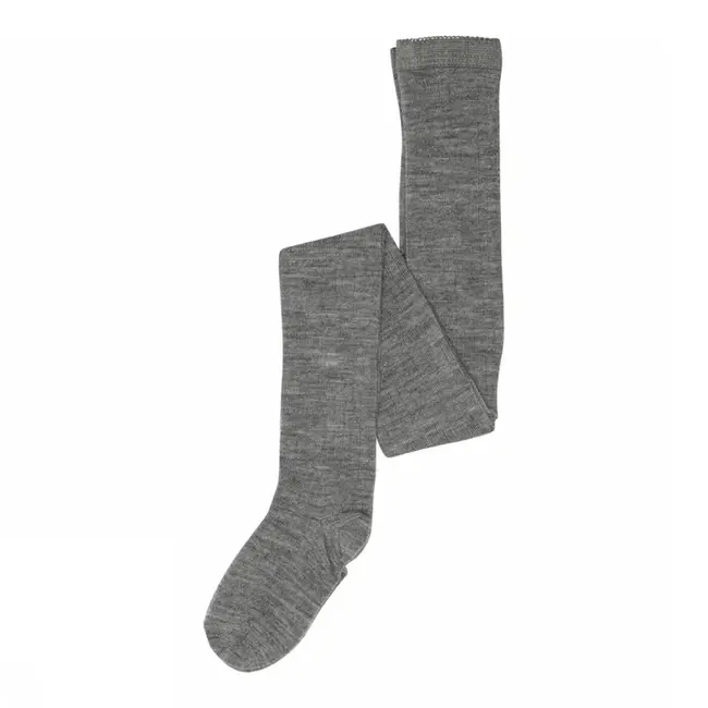 MP Denmark Wool rib tights grey melange
