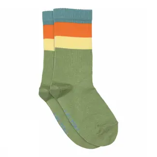 MP Denmark Wide stripes socks Watercress