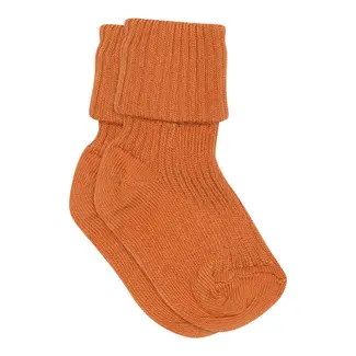 MP Denmark Cotton rib baby socks Marmelade