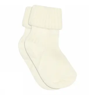 MP Denmark Cotton rib baby socks snow white