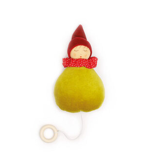 Nanchen natur Muziekknuffel kabaouter groen