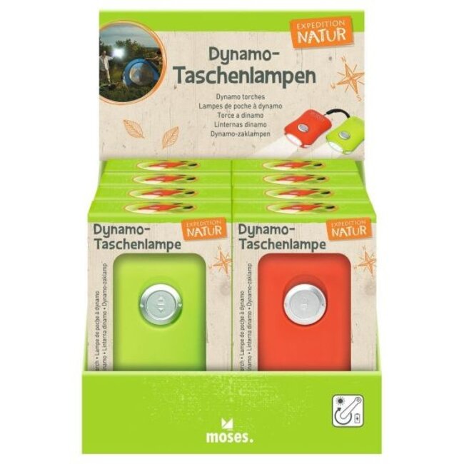 Moses Expeditie natuur dynamo knijpkat zaklamp