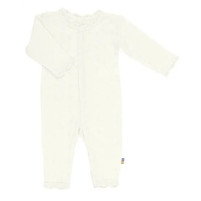 Joha Jumpsuit wol/zijde ajour - wit