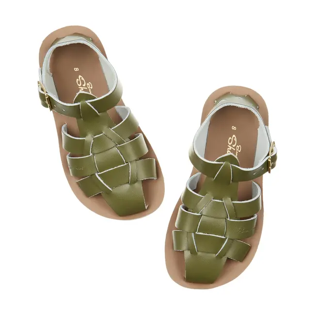 Salt Water Sandals Shark Olive