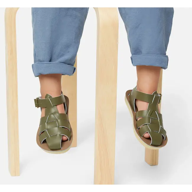 Salt Water Sandals Shark Olive